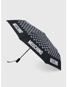 Чадър Moschino в черно 8936 OPENCLOSEA
