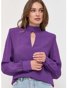 Блуза Ivy Oak в лилаво с изчистен дизайн