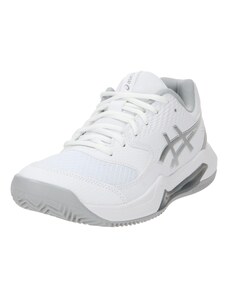 ASICS Спортни обувки 'Dedicate 8' сребърно / бяло