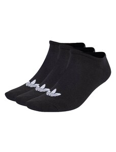 ADIDAS ORIGINALS Къси чорапи 'Trefoil Liner ' черно / бяло