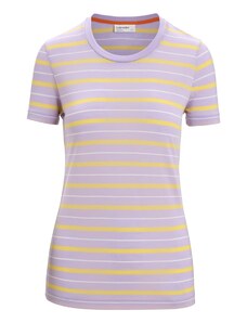 ICEBREAKER Функционална тениска 'Wave' жълто / светлолилаво / черно