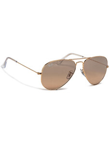 Слънчеви очила Ray-Ban Aviator Large Metal 0RB3025 001/3E Arista/Pink Mirror Gradient Grey