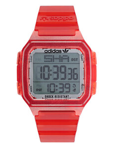Часовник adidas Originals Street Digital One GMT AOST22051 Red