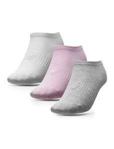 Комплект 3 чифта къси чорапи детски 4F 4FJSS23USOCF097 90S