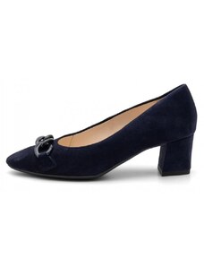 Дамски обувки на ток Ara High Soft естествен велур сини - 38