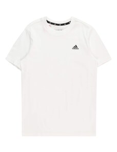 ADIDAS SPORTSWEAR Функционална тениска 'Essentials Small Logo' черно / бяло