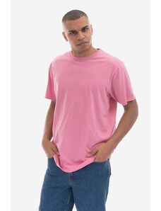 Памучна тениска Maharishi Maha Warhol Mind Temple T-shirt 9925 MAGENTA в лилаво с принт