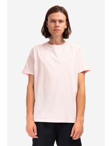 Памучна тениска Norse Projects в розово с изчистен дизайн