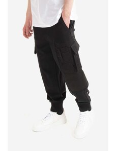Neil Barrett Панталон Neil Barett Hybrid Workwear Loose Sweatpants в черно с кройка тип карго