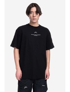 Памучна тениска A-COLD-WALL* Brutalist SS T-Shirt в черно с принт