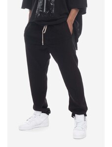 Памучен спортен панталон Rick Owens в черно с изчистен дизайн