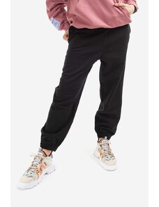 Памучен спортен панталон MCQ Handsy в черно с апликация 624628RSJ741000-BLACK