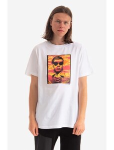 Памучна тениска Maharishi Warhol Polaroid Portrait T-Shirt OCJ в бяло с принт