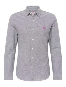 LEVI'S  Риза 'LS Battery HM Shirt Slim' сив меланж