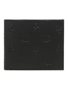 Men's Black Leather Monogram Soft Bifold Wallet Calvin Klein K50K510137-0GJ