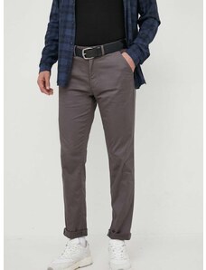 Панталон Calvin Klein в сиво с кройка тип чино K10K110963