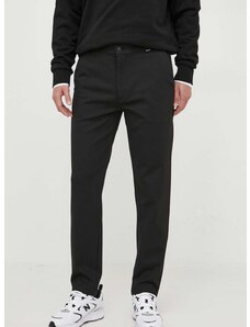 Панталон Calvin Klein в черно с кройка по тялото K10K111793