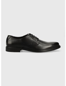 Кожени половинки обувки HUGO Kerr в черно 50497869