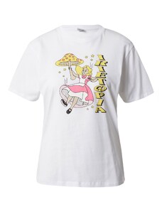 Iriedaily Тениска 'Alicetopia' пъстро / бяло