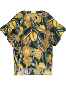 ELLEN MORE Дамска блуза с флорален принт VERDE
