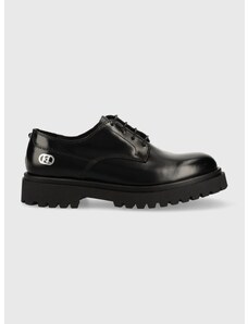 Кожени половинки обувки Karl Lagerfeld KONTEST в черно KL12423