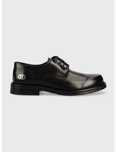 Кожени половинки обувки Karl Lagerfeld KRAFTMAN в черно KL11423