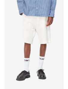 Памучен къс панталон Carhartt WIP Nelson в бяло