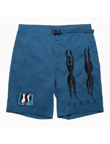Къс панталон by Parra Zebra Striped в синьо