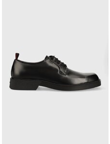 Кожени половинки обувки HUGO Iker в черно 50503649