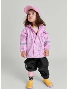 Детско яке и панталон Reima Moomin Plask в лилаво
