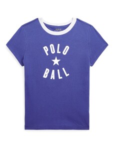 Polo Ralph Lauren Тениска индиго / бяло