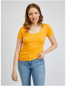 Orange women's basic T-shirt ORSAY - Women