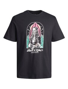 JACK & JONES Тениска пъстро / черно