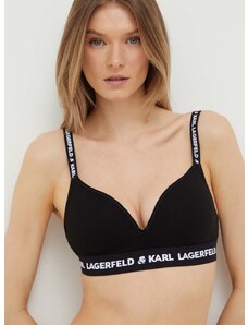 Сутиен Karl Lagerfeld в черно с изчистен дизайн