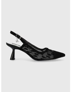 Обувки с висок ток Karl Lagerfeld PANACHE в черно KL30817F
