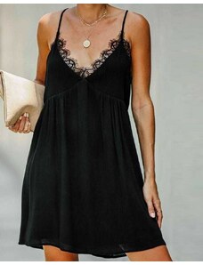 Creative Дамска рокля в черно - код 10254