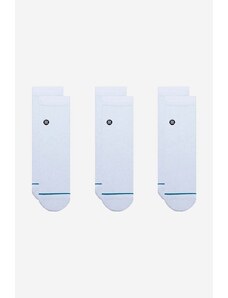 Чорапи Stance Icon Quarter (3 чифта) в бяло