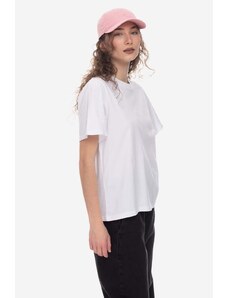 Памучна тениска Woolrich в бяло