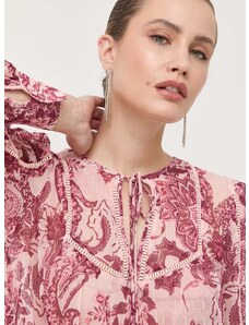Блуза Guess в розово с десен