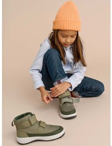 Детски половинки обувки Reima Patter 2.0 в зелено
