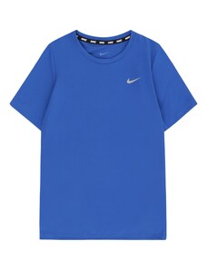 NIKE Функционална тениска 'MILER' кралско синьо / светлосиво