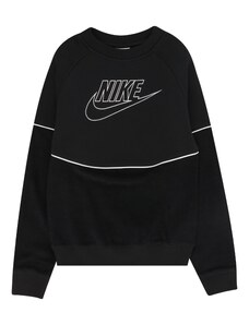 Nike Sportswear Суичър черно / бяло