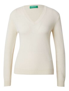 UNITED COLORS OF BENETTON Пуловер естествено бяло
