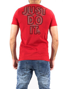 Lagos Мъжка червена тениска Just Do It