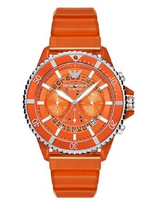 Часовник Emporio Armani мъжки в оранжево