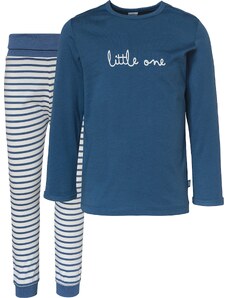 SANETTA Комплект пижама опушено синьо / бяло