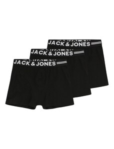 Jack & Jones Junior Долни гащи 'SENSE' черно / бяло