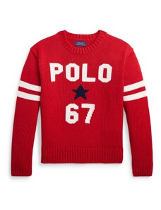 Polo Ralph Lauren Пуловер нощно синьо / червено / бяло