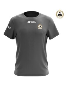 Мъжка Тренировъчна Тениска SLAVIA Zeus T-Shirt Basic Dark Grey