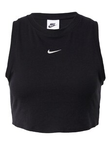 Nike Sportswear Топ 'ESSENTIAL' черно / бяло